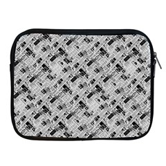 8 Bit Newspaper Pattern, Gazette Collage Black And White Apple Ipad 2/3/4 Zipper Cases by Casemiro