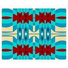 Shapes Rows Double Sided Flano Blanket (medium)  by LalyLauraFLM