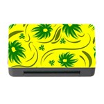 Folk flowers pattern  Memory Card Reader with CF Front