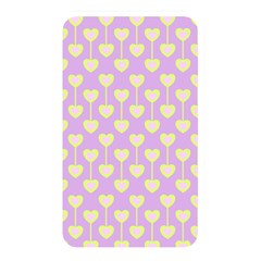 Yellow Hearts On A Light Purple Background Memory Card Reader (rectangular) by SychEva