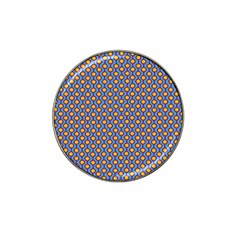 Yellow Circles On A Purple Background Hat Clip Ball Marker (10 Pack) by SychEva