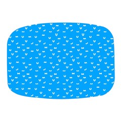 Halloween White Bars At Sky Blue Color Mini Square Pill Box by Casemiro