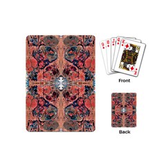 Abstract Marbled Patterns Playing Cards Single Design (mini) by kaleidomarblingart