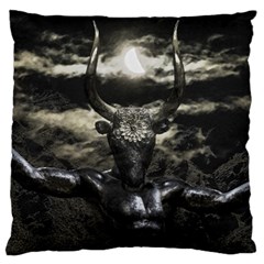 Creepy Mythological Artwork Collage Standard Flano Cushion Case (two Sides) by dflcprintsclothing