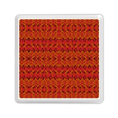 Red Pattern Memory Card Reader (square) by Sparkle