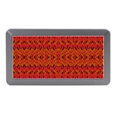 Red Pattern Memory Card Reader (mini) by Sparkle