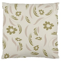 Folk Flowers Pattern Floral Surface Design Seamless Pattern Large Flano Cushion Case (one Side) by Eskimos