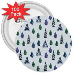 Coniferous Forest 3  Buttons (100 Pack)  by SychEva