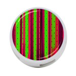 Warped Stripy Dots 4-Port USB Hub (Two Sides) Front