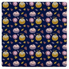 Autumn Pumpkins Uv Print Square Tile Coaster  by SychEva