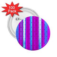Warped Stripy Dots 2 25  Buttons (100 Pack)  by essentialimage365