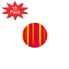 Warped Stripy Dots 1  Mini Buttons (10 Pack)  by essentialimage365