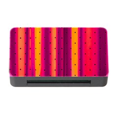 Warped Stripy Dots Memory Card Reader With Cf by essentialimage365