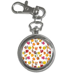 Watercolor Autumn Leaves Key Chain Watches by SychEva