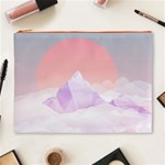 Mountain Sunset Above Clouds Cosmetic Bag (XL) Front