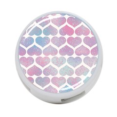 Multicolored Hearts 4-port Usb Hub (one Side) by SychEva