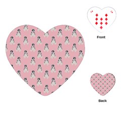 Cute Husky Playing Cards Single Design (heart) by SychEva
