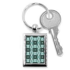 Abstract Geometric Design   Geometric Fantasy   Key Chain (rectangle) by Eskimos