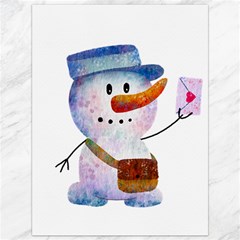 Snowman Canvas 36  X 48  by SychEva