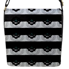 Geometry Flap Closure Messenger Bag (s) by Sparkle
