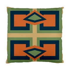Abstract Pattern Geometric Backgrounds   Standard Cushion Case (one Side) by Eskimos