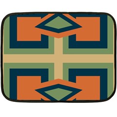 Abstract Pattern Geometric Backgrounds   Fleece Blanket (mini) by Eskimos