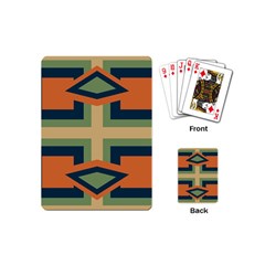 Abstract Pattern Geometric Backgrounds   Playing Cards Single Design (mini) by Eskimos