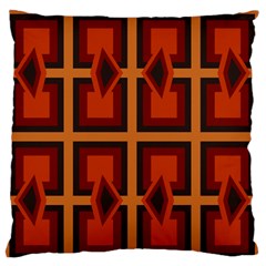 Abstract Pattern Geometric Backgrounds   Large Flano Cushion Case (two Sides) by Eskimos