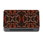 Floral folk damask pattern Fantasy flowers Floral geometric fantasy Memory Card Reader with CF Front