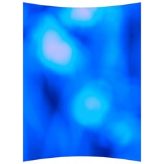 Blue Vibrant Abstract Back Support Cushion by DimitriosArt