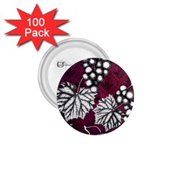Grapes On Purple 1 75  Buttons (100 Pack)  by Pixelchicken