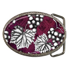 Grapes On Purple Belt Buckles by Pixelchicken
