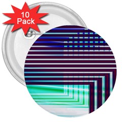 Gradient 3  Buttons (10 Pack)  by Sparkle