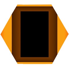 Gradient Wooden Puzzle Hexagon by Sparkle