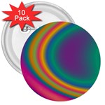Gradientcolors 3  Buttons (10 pack)  Front