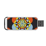 Abstract pattern geometric backgrounds   Portable USB Flash (One Side) Front