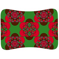 Abstract Pattern Geometric Backgrounds   Velour Seat Head Rest Cushion by Eskimos