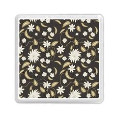 Folk Flowers Print Floral Pattern Ethnic Art Memory Card Reader (square) by Eskimos