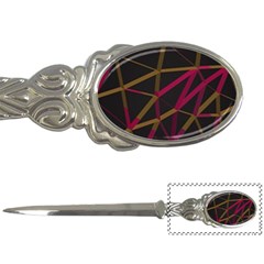 3d Lovely Geo Lines Xi Letter Opener by Uniqued