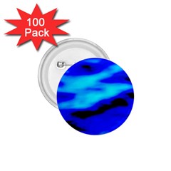 Blue Waves Abstract Series No13 1 75  Buttons (100 Pack)  by DimitriosArt