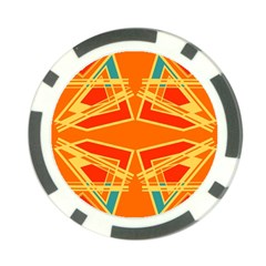 Abstract Pattern Geometric Backgrounds   Poker Chip Card Guard by Eskimos