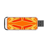 Abstract pattern geometric backgrounds   Portable USB Flash (One Side) Front