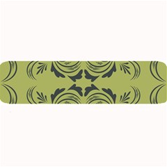 Floral Folk Damask Pattern Fantasy Flowers  Large Bar Mats by Eskimos