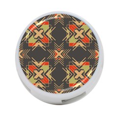 Abstract Geometric Design    4-port Usb Hub (one Side) by Eskimos