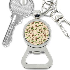 Folk Flowers Print Floral Pattern Ethnic Art Bottle Opener Key Chain by Eskimos