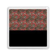 Floral Memory Card Reader (square) by Sparkle