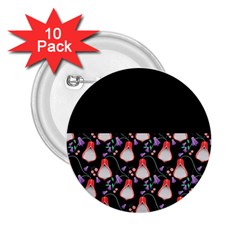 Floral 2 25  Buttons (10 Pack)  by Sparkle
