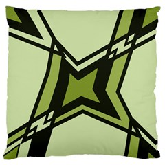 Abstract Pattern Geometric Backgrounds   Large Flano Cushion Case (one Side) by Eskimos