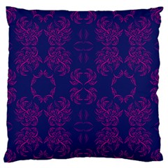 Floral Folk Damask Pattern Fantasy Flowers  Standard Flano Cushion Case (one Side) by Eskimos