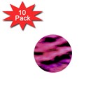 Pink  Waves Flow Series 2 1  Mini Buttons (10 pack)  Front
